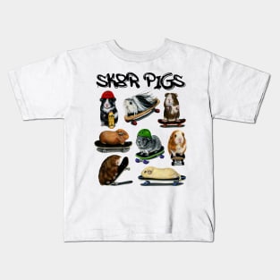 Sk8r Pigs Kids T-Shirt